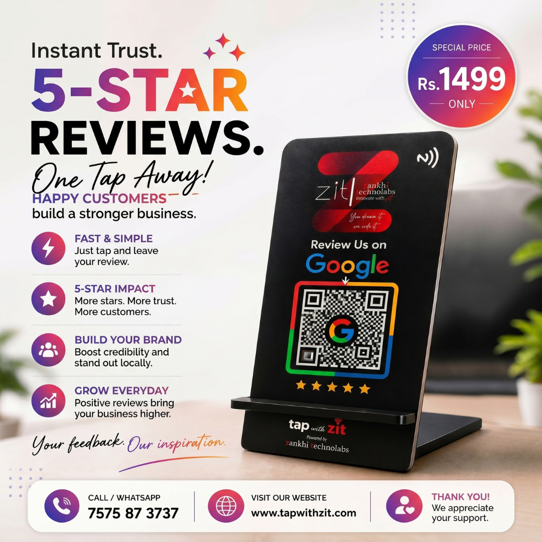 AI Google Review Standee view 2
